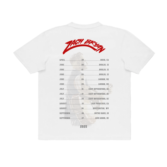 White Dated T-Shirt
