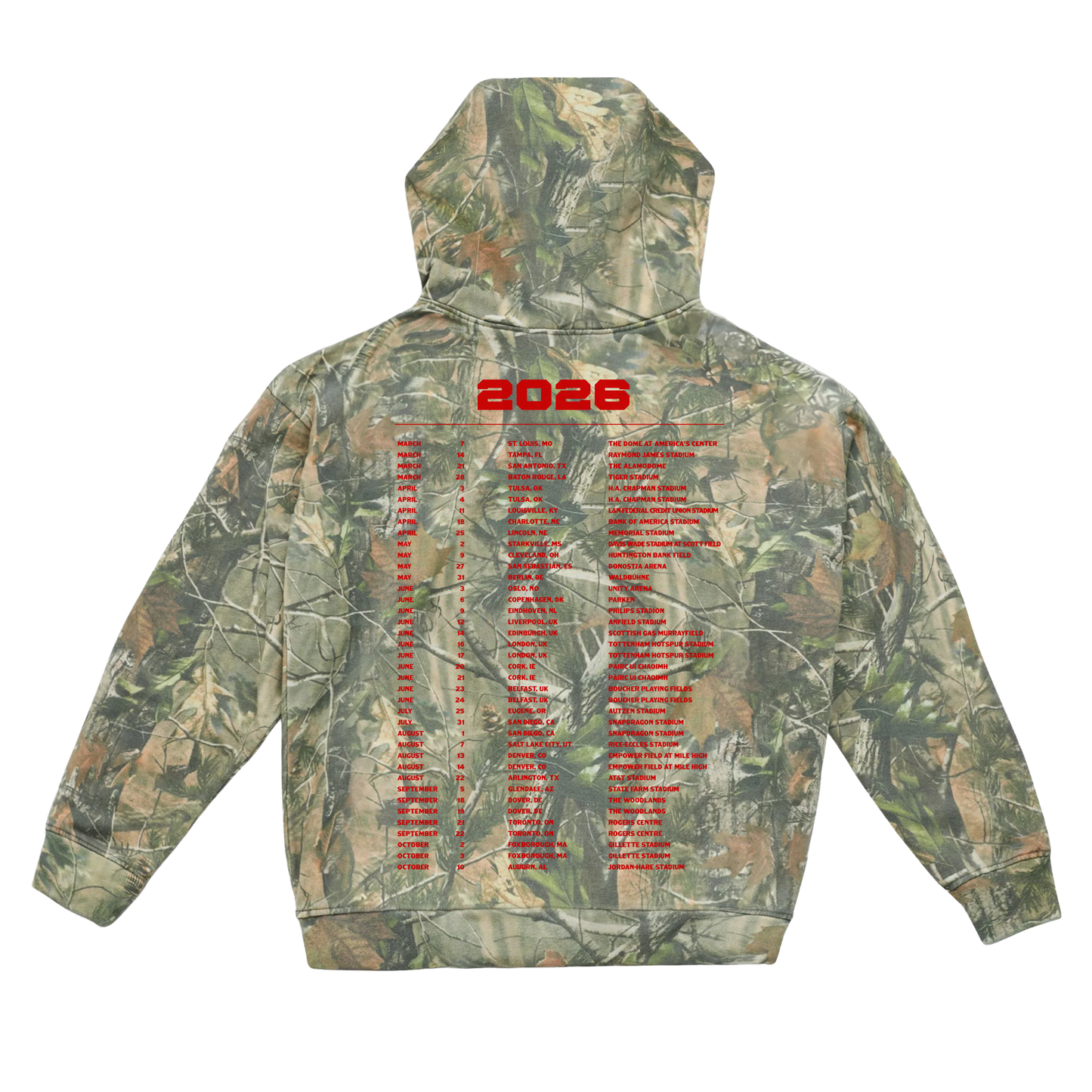 With Heaven On Top | Camo Hoodie