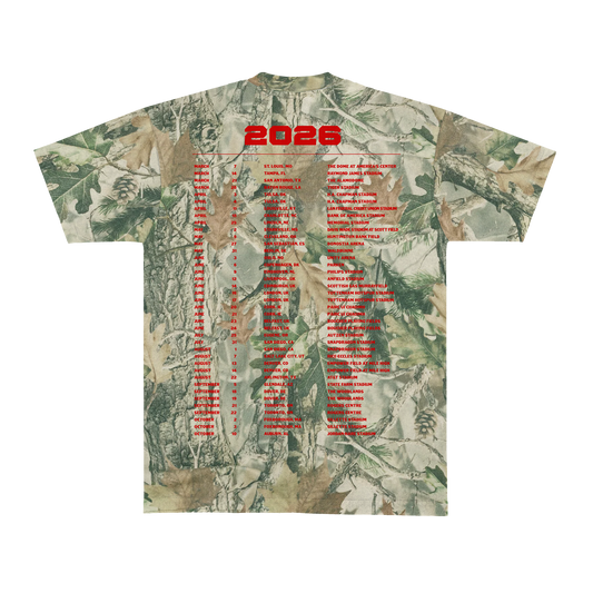 With Heaven On Top | Camo Tour T-Shirt