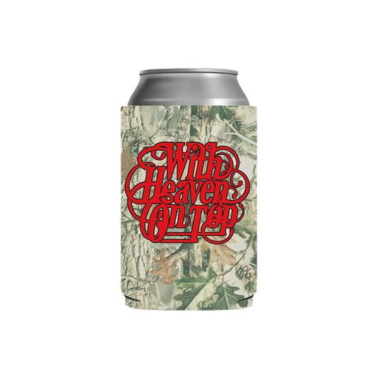 With Heaven On Top | Camo Koozie