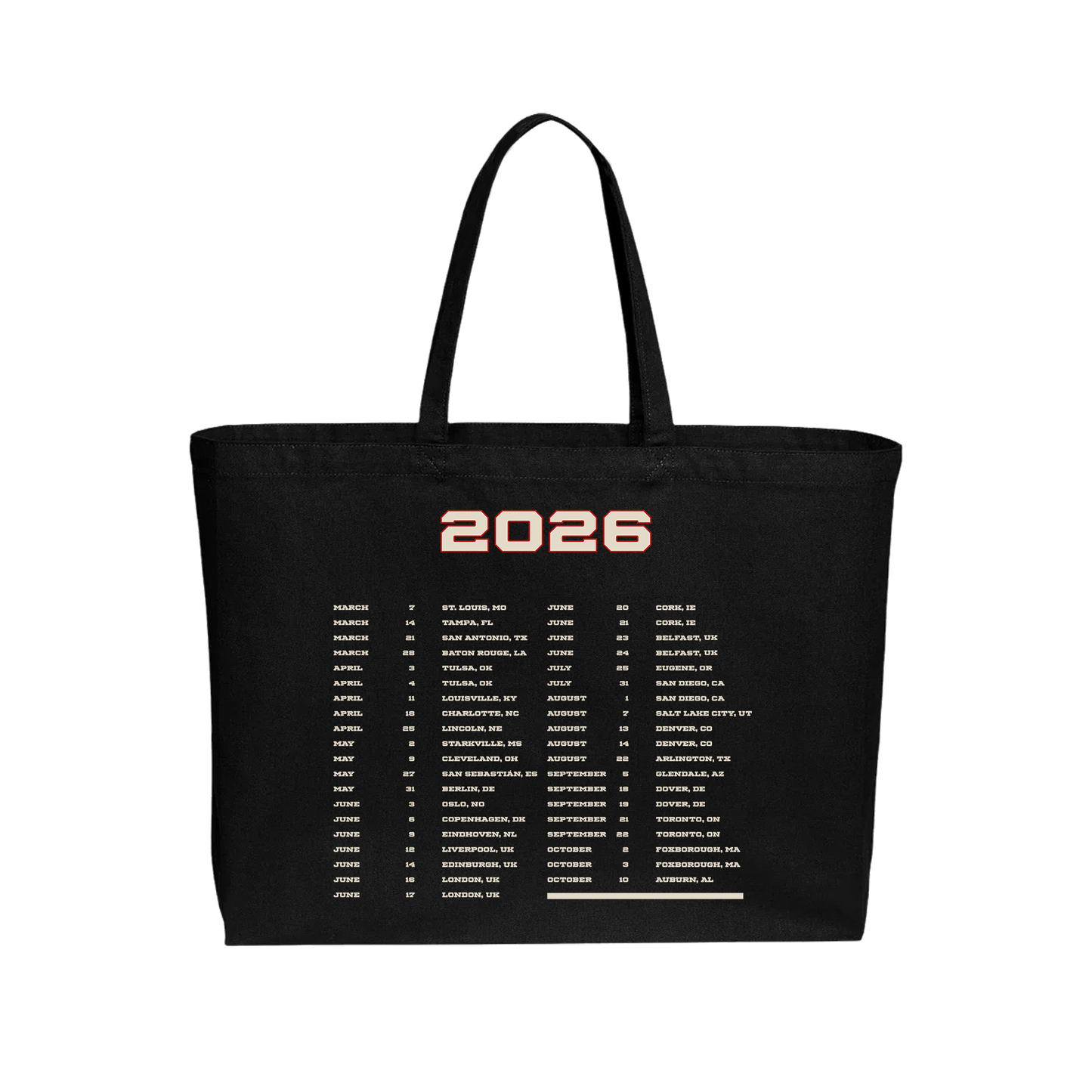 With Heaven On Top | Black Tote Bag