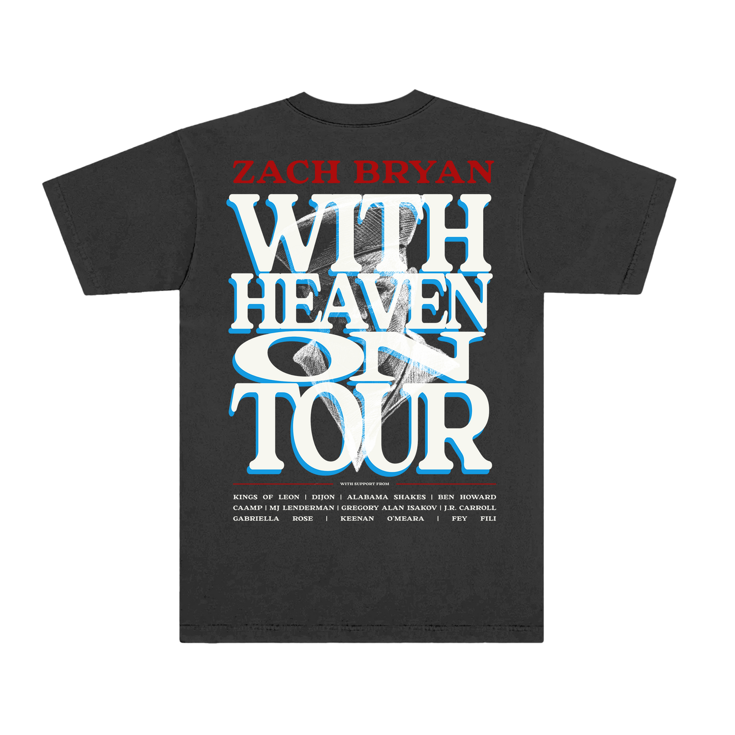 With Heaven On Top | Washed Grey T-Shirt