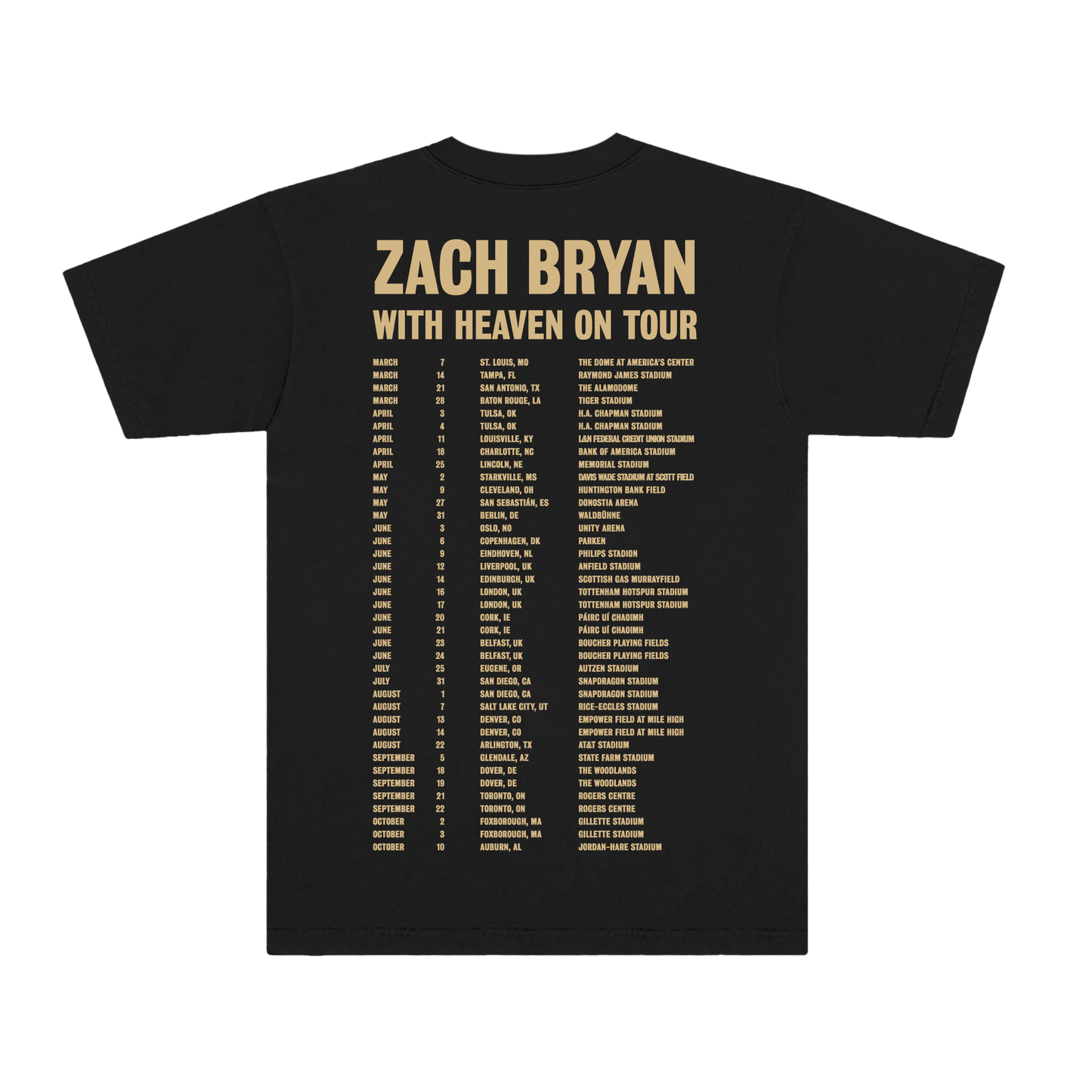With Heaven On Top | Photo Tour Tee