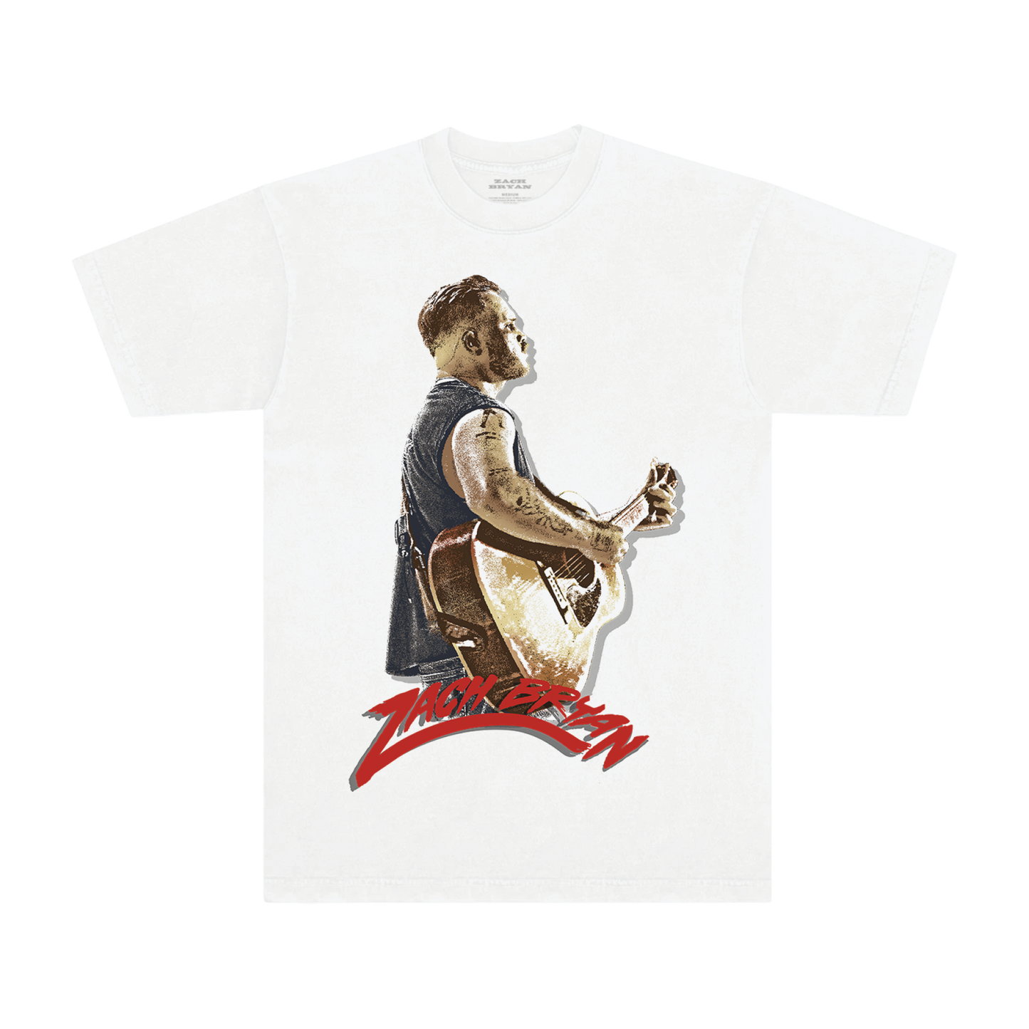 White Zach Bryan Graphic T-Shirt